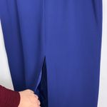 Talbots Elegant Sapphire Blue Midi Beaded Short Sleeves Event Dress 12 NWT Photo 6