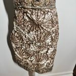 Sue Wong Nocturne Cocktail Dress Women 6 Gold Silk Beaded Holiday New Years Y2K Photo 9