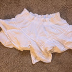 Aerie White Ruffle Skirt Photo 0