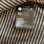 Zella Work For It Stripe Activewear Tank Top Womens XL Gray Cropped Round Neck Photo 7