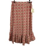 Altar'd State Altar’d State Floral Midi Louise Skirt Size Small New Photo 1