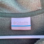 Columbia Y2K style Green Fleece Zip Up Hoodie Jacket women XL Photo 2
