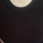 New Look  Petite Black Ribbed Long Sleeve Sweater Size 0 Photo 1