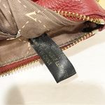 Vince Camuto  Red Pebbled Leather Crossbody Satchel Handbag Photo 3