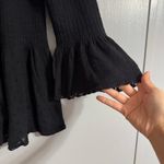 Free People Black Cardigan Style Blouse Size Small Photo 5