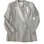 Doncaster Vintage Blazer Gray Wool With Rhinestone Buttons Photo 1