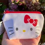 Hello Kitty Sanrio  White Small Coin Purse Pouch Photo 0