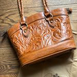 Patricia Nash  Zorita Leather Tooled Shoulder Bag‎ Western Boho A27 Photo 1