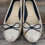 Parisian  Plus Black Trim Ballet Flats Size 9.5 Photo 3