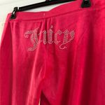Juicy Couture Vibrant Red Velour tracksuit size small Photo 6