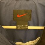 Nike Blue and Black Windbreaker White Stripe 90s Performance Jacket Photo 4