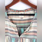Knox Rose XXL Baja Multicolor Striped Tunic Top Photo 3