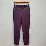 Reiss  Joanne Slim Leg Tailored Dress Pants in Plum 2 Photo 4