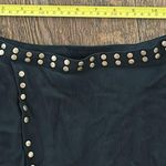 First Love Black Studded Women's Scalloped Skirt Photo 8