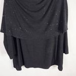 Jaclyn Smith  Plus Size 3X Sweater Off Shoulder Gray Sequins Knit Long Sleeve 342 Photo 2