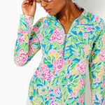 Lilly Pulitzer UPF 50+ Skipper Popover in Multi Grove Garden Size XXS Photo 0