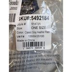 Lands' End  Gray Winter Scarf Style No. 514725 100% Acrylic Anti-Static Photo 7