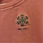 Sgt leisure‎ embroidered park city Utah snowflake Shirt burnt rust orange large Photo 2