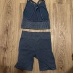 GILLY HICKS Biker Short & Top Set size small Black Photo 5