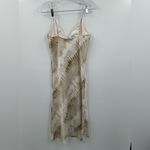 House of Harlow x Revolve Adeena Slip Midi Dress Grey/Beige Tie Dye Size Small Gray Photo 2