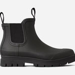 Everlane  Shoes The Rain Boot Ankle Rubber Slip On Black Size 6 Photo 0