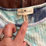 Derek Heart Women’s Sleeveless Crew Neck Ribbed Knit Tie Dye Bodycon Dress Sz M Photo 7