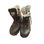 The North Face  Waterproof Winter Snow Boots Women's Size 10 Brown Fur Lined Photo 10