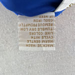 Victoria's Secret Vtg  Sz P/S Blue Gold Label Night Shirt Satin Button Up Pearls Photo 7