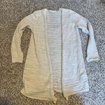 Eileen Fisher  Petite Tan Open Front‎ Long Cardigan Sweater PP Photo 0