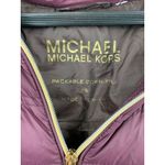 Michael Kors Womens XS Packable Down Puffer Jacket Nylon Plum Photo 3