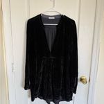 Free People  X CP Shades Jacey Black Velvet Tunic Mini Dress Photo 4