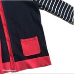 Jones New York Navy Pink Cardigan Size Petite Small Photo 41