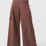 Alo Yoga Show Off Cargo Wide Leg Trouser Chestnut S Photo 0