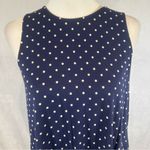 Old Navy  navy and white polka dot swing tunic top size medium Photo 1