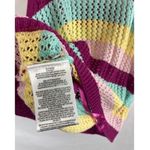 BCBGeneration NWT Striped Halter Neck Open Knit Sweater Tank size xs Photo 3