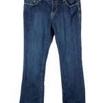 Seven7 Size 8 Jeans Boot Cut Blue Stretch Pockets Solid 32 Inseam Womens 1437 Photo 0