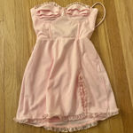 Lucy in the Sky Strapless light pink dress Photo 0