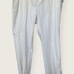 Caslon Ivory Dress Pin Striped Flared Lined Size 20W Pants Brand New With Tag Photo 0