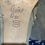 Joie  Suede Ankle Boots Tan Stacked Heel Size 38 (US 7.5-8) Photo 8