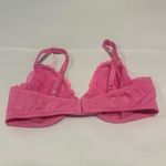 Victoria's Secret Bright Pink Unlined Demi Semi Sheer Bra 36C Underwire Photo 4