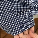 Vintage seersucker gingham bomber embroidered and embellished stars size 10 White Photo 9