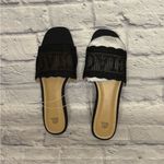 Wild Fable  Black Mesh Slide Sandals Photo 2