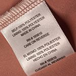 Versona  Blush Long Sleeve Polka Dot Dress Photo 15