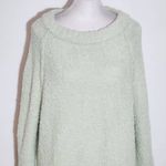 Altar'd State Light Green Fuzzy Oversized Sweater Size Small Soft Green Sweater Photo 2