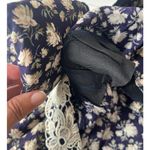 Vintage 90s A.S Elliot Cottagecore Top Sz 2X Coquette Whimsigoth Prairie Granny Blue Photo 13