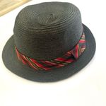 Nicole Marciano straw ribbon trim hat Black Photo 13