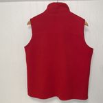 Jane Ashley Red Sherpa Vest Fluffy on Inside Photo 5