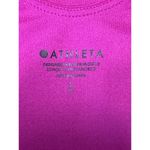 Athleta  Pink Sleeveless Racerback High Neck Yoga Tank Athletic Crop Top Size L Photo 2