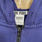 PINK - Victoria's Secret  Purple Light Blue Gray Full Zip Hoodie, S Photo 2