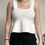 crochet ruffle tank top Size M Photo 0
